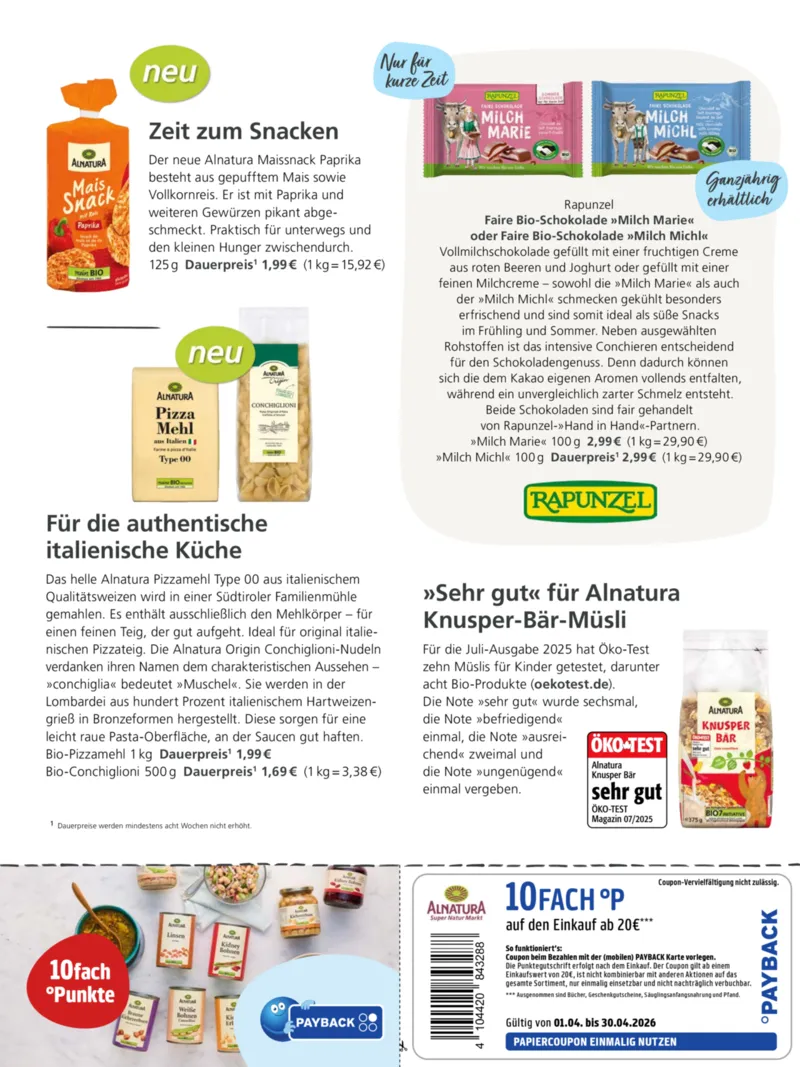 Alnatura Prospekt vom 01.04.2026, Seite 7