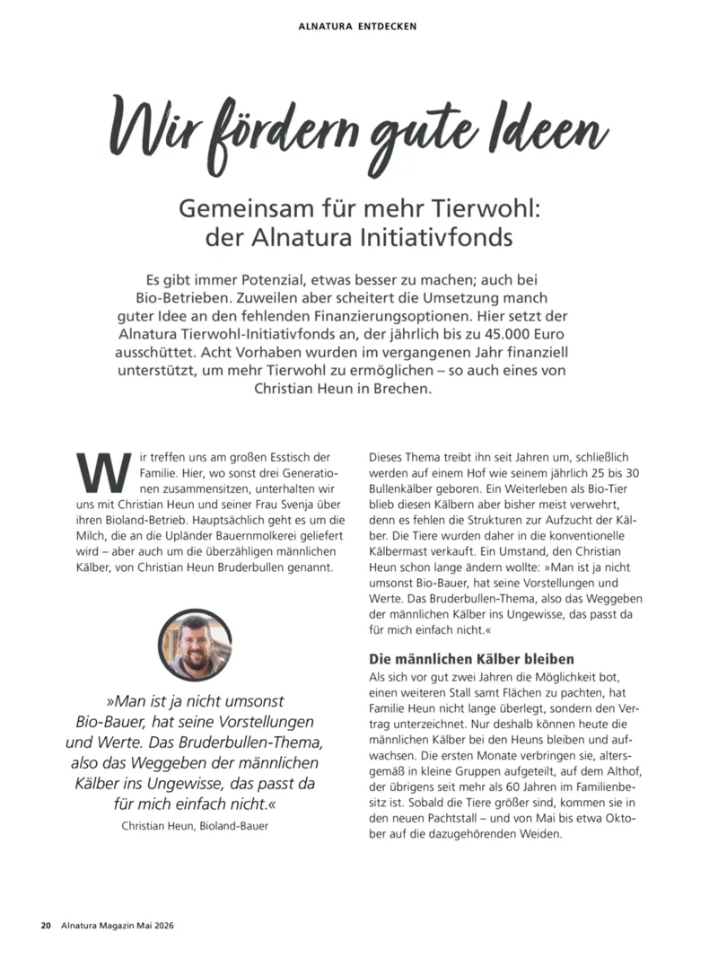 Alnatura Prospekt vom 01.05.2026, Seite 20