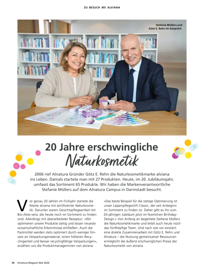 Alnatura Prospekt vom 01.05.2026, Seite 34