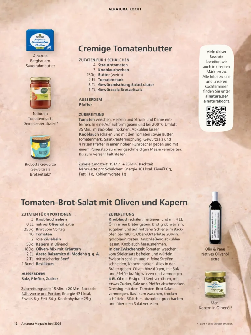 Alnatura Prospekt vom 01.06.2026, Seite 12