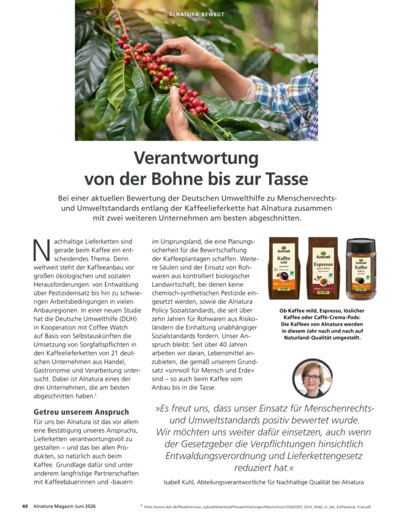 Alnatura Prospekt vom 01.06.2026, Seite 40