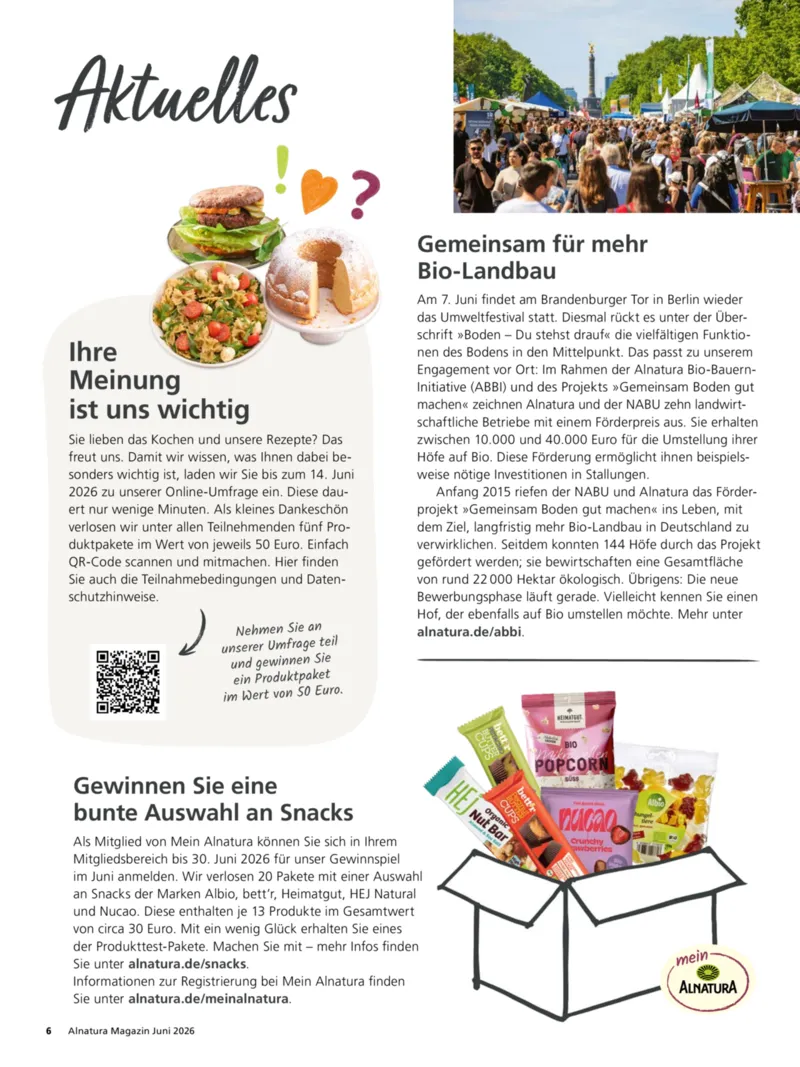 Alnatura Prospekt vom 01.06.2026, Seite 6
