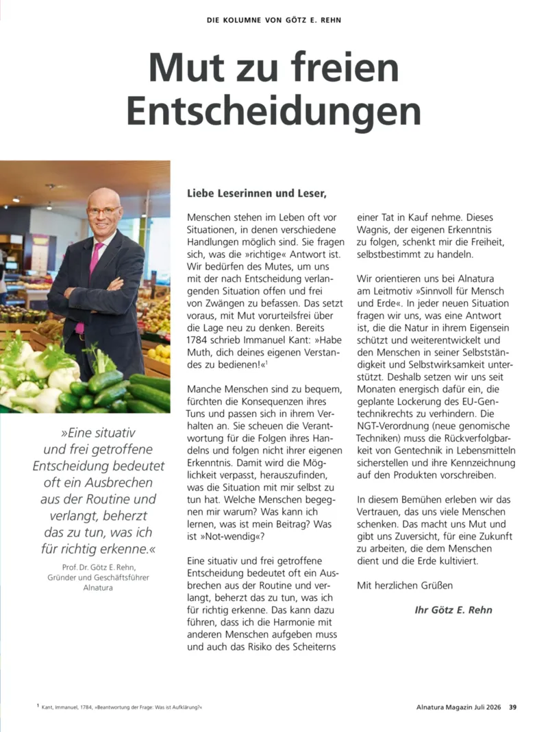 Alnatura Prospekt vom 01.07.2026, Seite 39