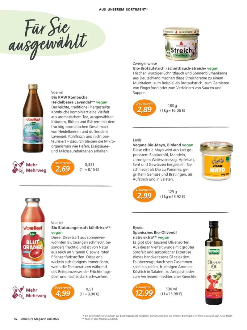 Alnatura Prospekt vom 01.07.2026, Seite 42