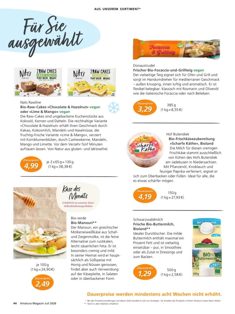 Alnatura Prospekt vom 01.07.2026, Seite 44
