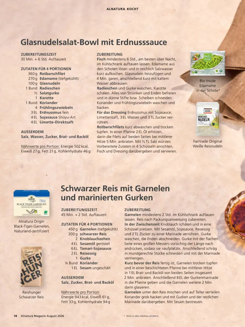 Alnatura Prospekt vom 01.08.2026, Seite 14