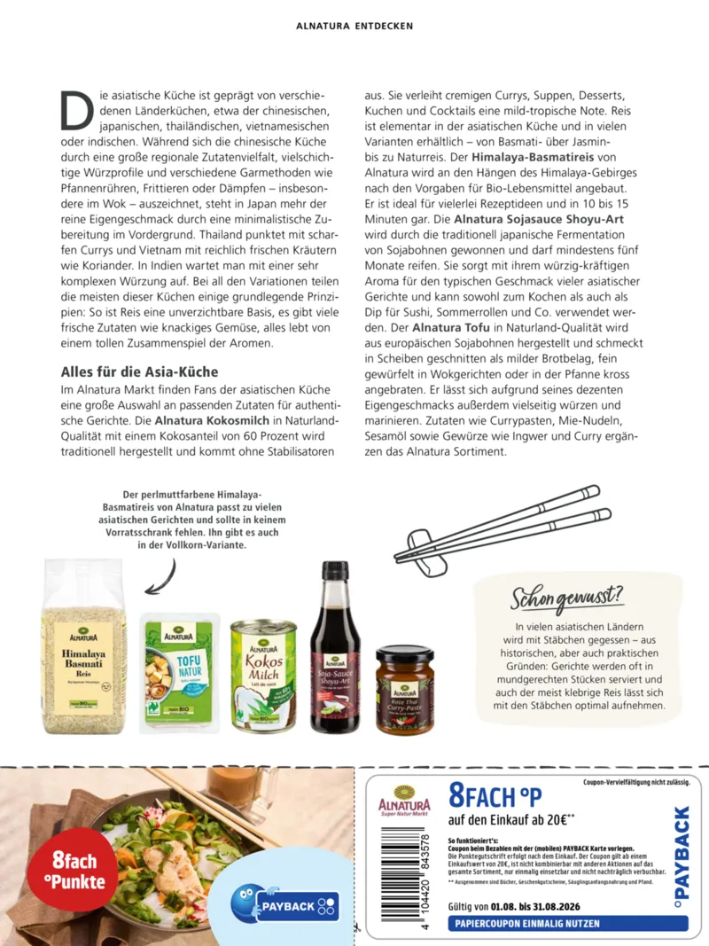 Alnatura Prospekt vom 01.08.2026, Seite 19