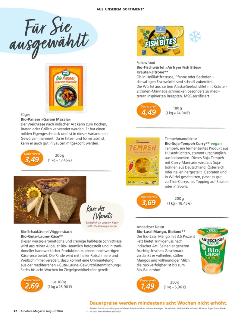 Alnatura Prospekt vom 01.08.2026, Seite 46