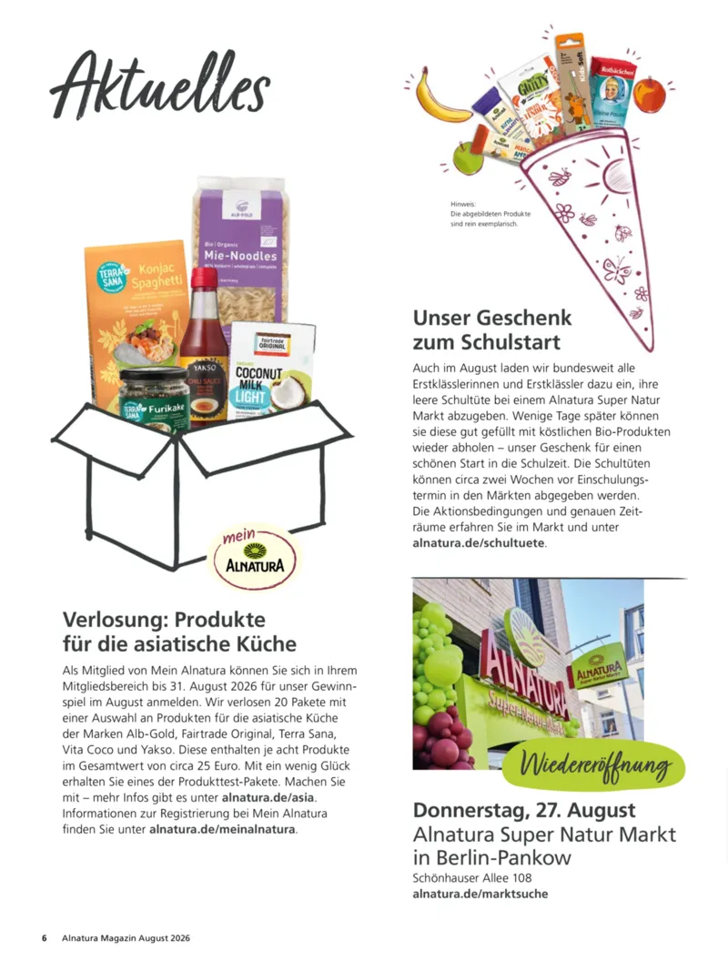 Alnatura Prospekt vom 01.08.2026, Seite 6