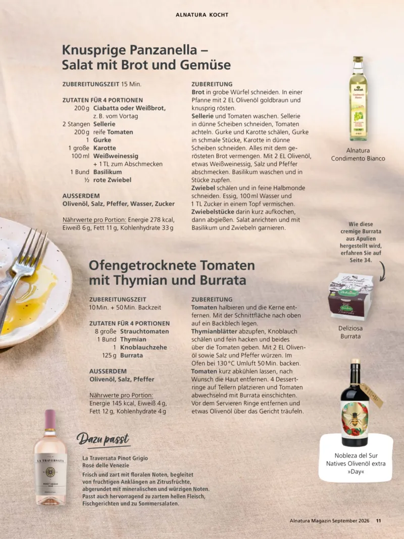 Alnatura Prospekt vom 01.09.2026, Seite 11