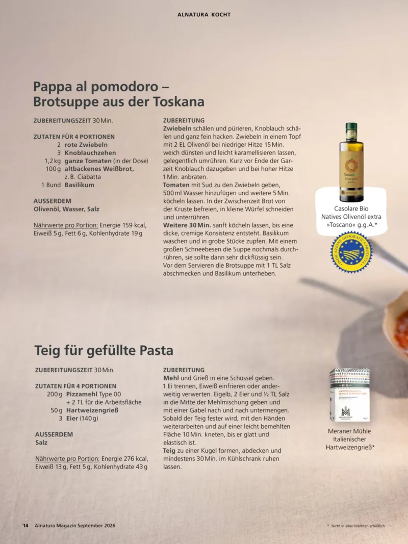 Alnatura Prospekt vom 01.09.2026, Seite 14