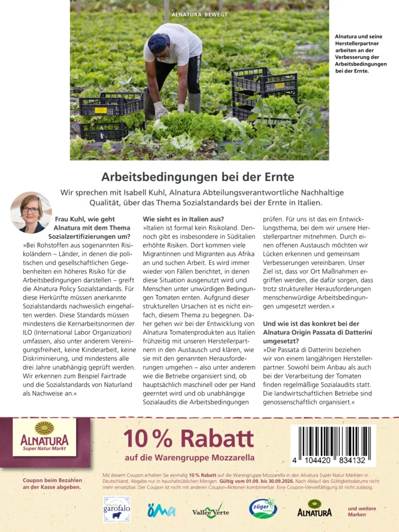 Alnatura Prospekt vom 01.09.2026, Seite 37