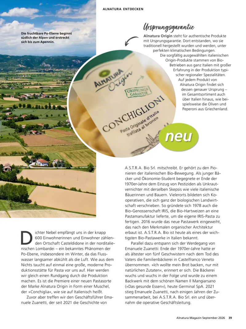 Alnatura Prospekt vom 01.09.2026, Seite 39