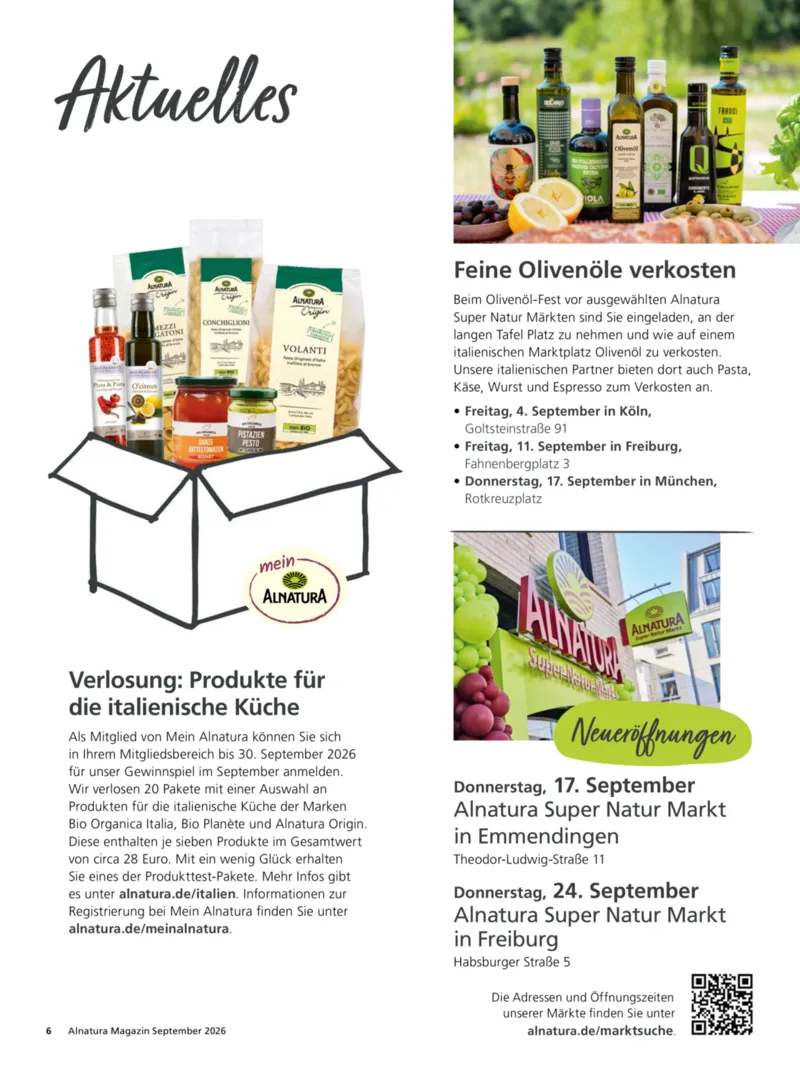 Alnatura Prospekt vom 01.09.2026, Seite 6