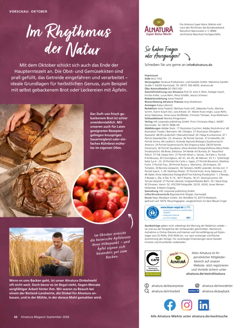 Alnatura Prospekt vom 01.09.2026, Seite 66