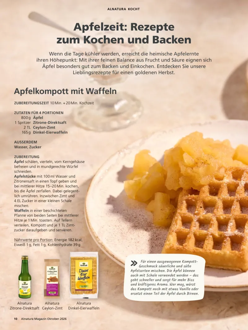 Alnatura Prospekt vom 01.10.2026, Seite 10