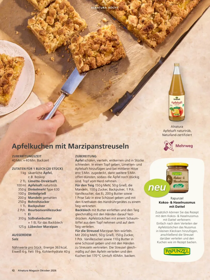 Alnatura Prospekt vom 01.10.2026, Seite 12