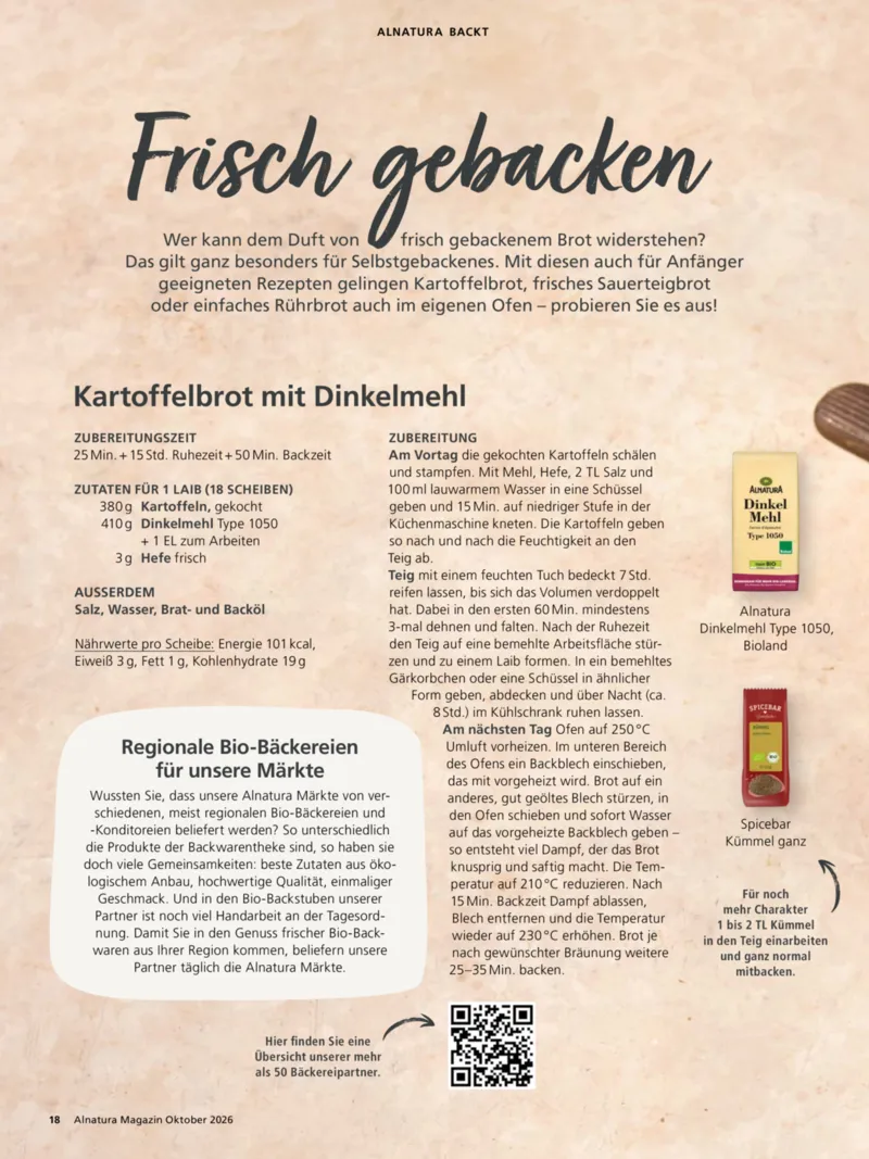 Alnatura Prospekt vom 01.10.2026, Seite 18