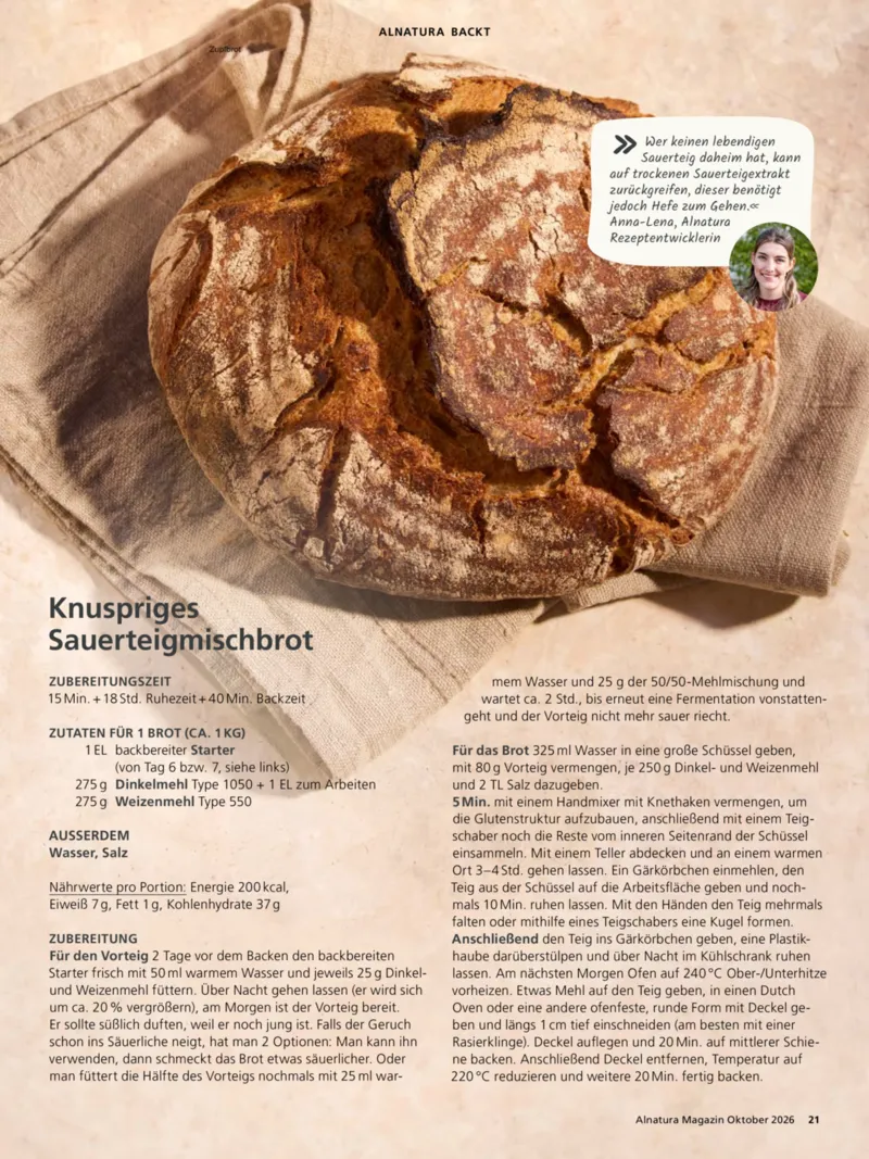 Alnatura Prospekt vom 01.10.2026, Seite 21