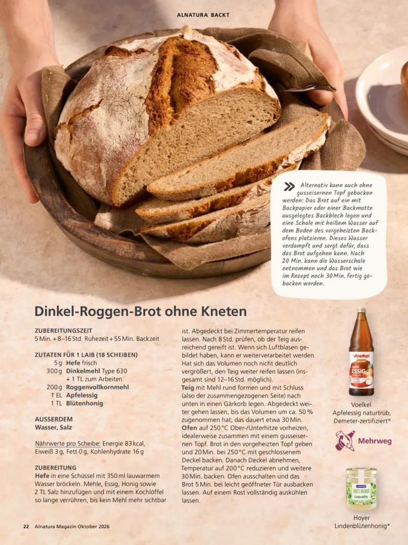 Alnatura Prospekt vom 01.10.2026, Seite 22