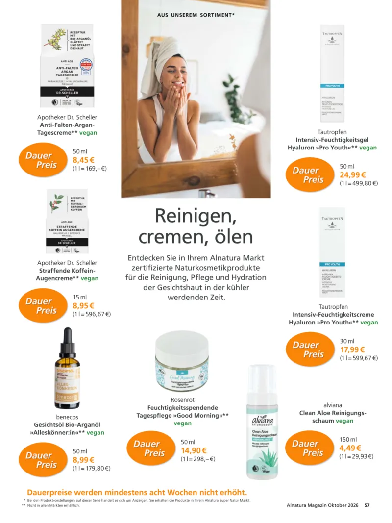 Alnatura Prospekt vom 01.10.2026, Seite 57
