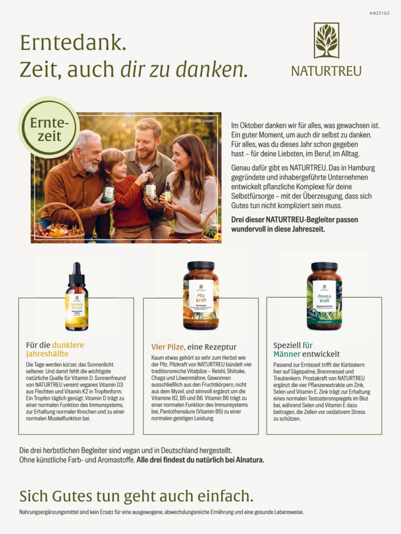 Alnatura Prospekt vom 01.10.2026, Seite 63
