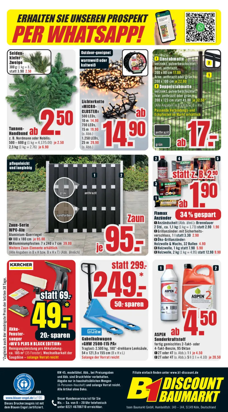 B1 Discount Prospekt vom 01.11.2025, Seite 10