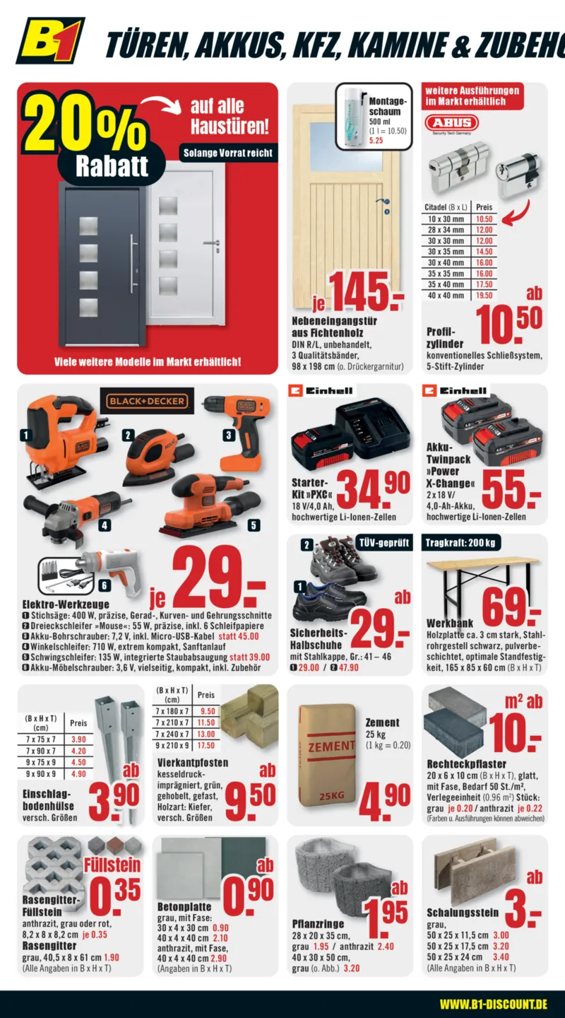 B1 Discount Prospekt vom 01.11.2025, Seite 8