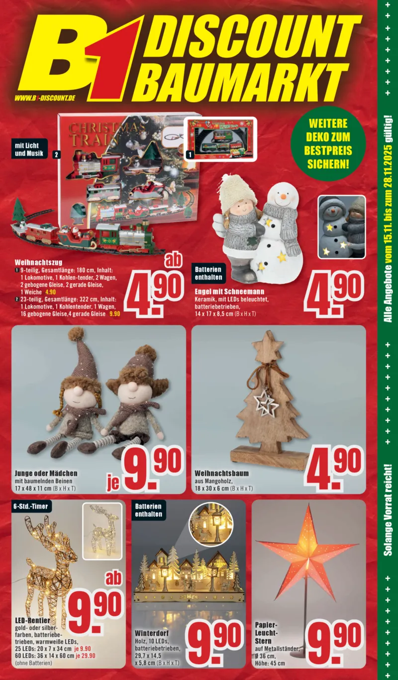 B1 Discount Prospekt vom 22.11.2025, Seite 9