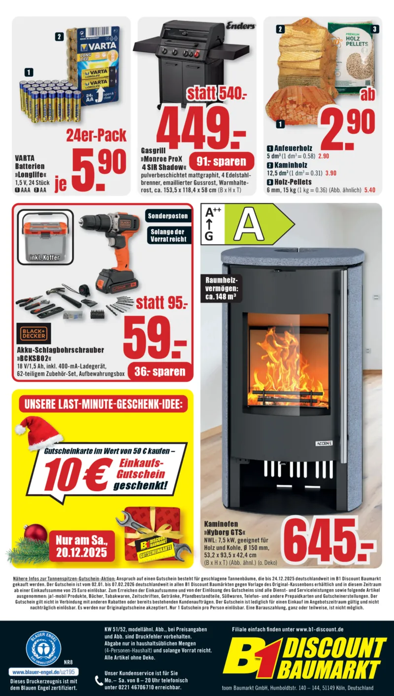 B1 Discount Prospekt vom 13.12.2025, Seite 8