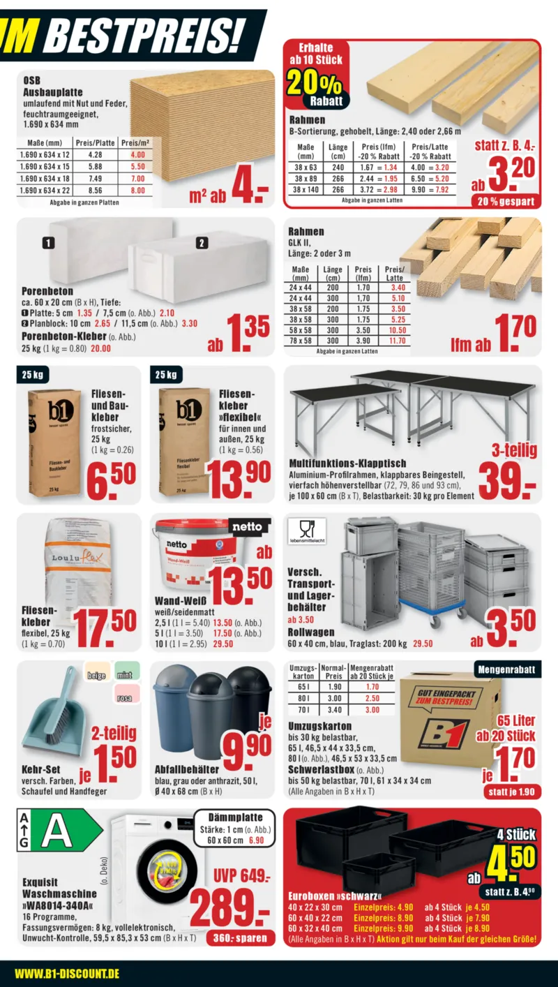 B1 Discount Prospekt vom 10.01.2026, Seite 3