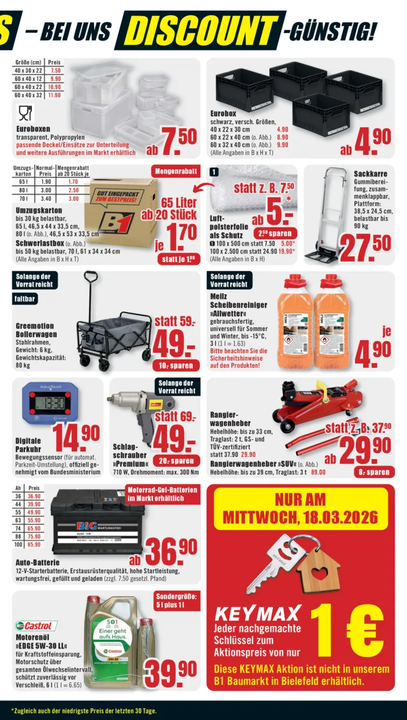 B1 Discount Prospekt vom 14.03.2026, Seite 9