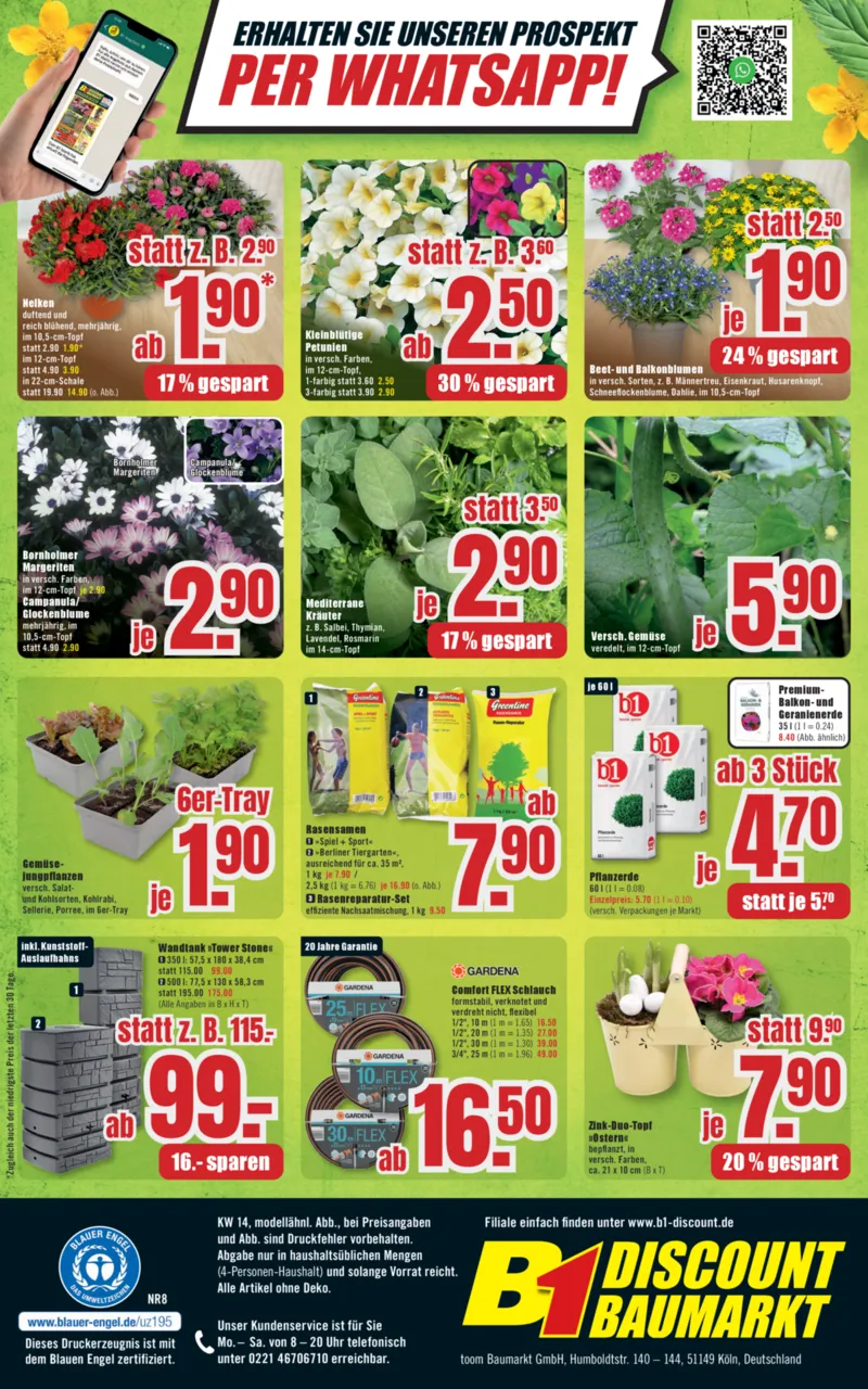 B1 Discount Prospekt vom 28.03.2026, Seite 10