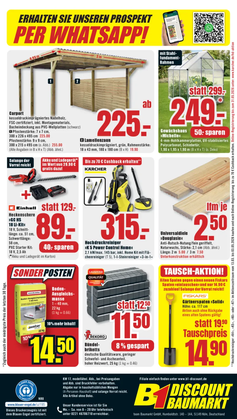 B1 Discount Prospekt vom 18.04.2026, Seite 12