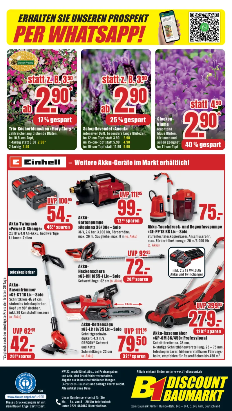 B1 Discount Prospekt vom 30.05.2026, Seite 8