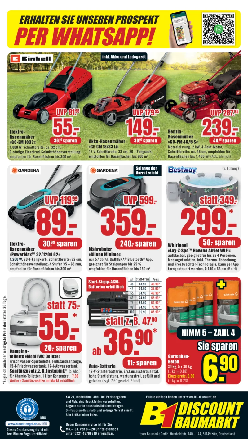 B1 Discount Prospekt vom 06.06.2026, Seite 8
