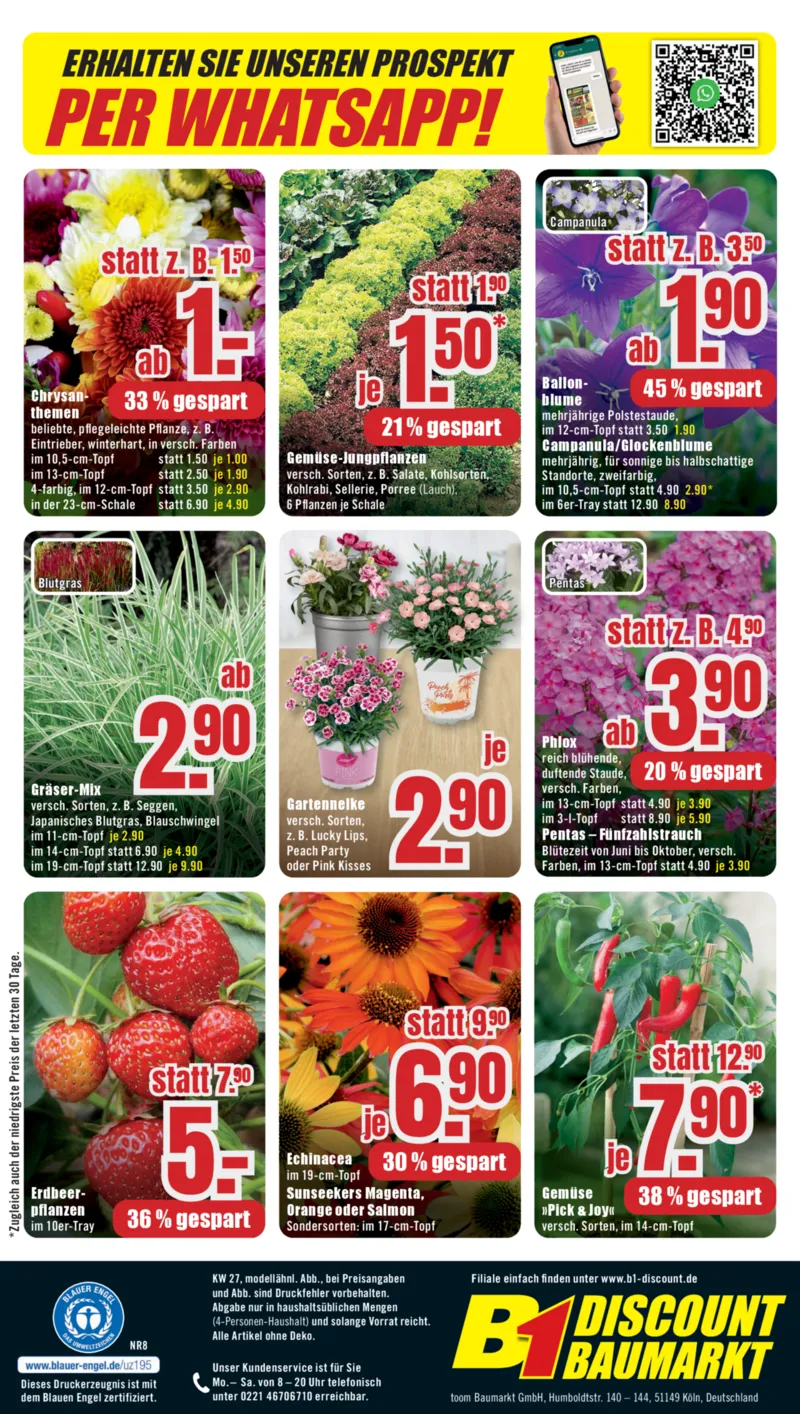 B1 Discount Prospekt vom 27.06.2026, Seite 8