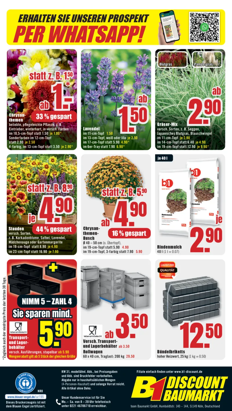 B1 Discount Prospekt vom 25.07.2026, Seite 8