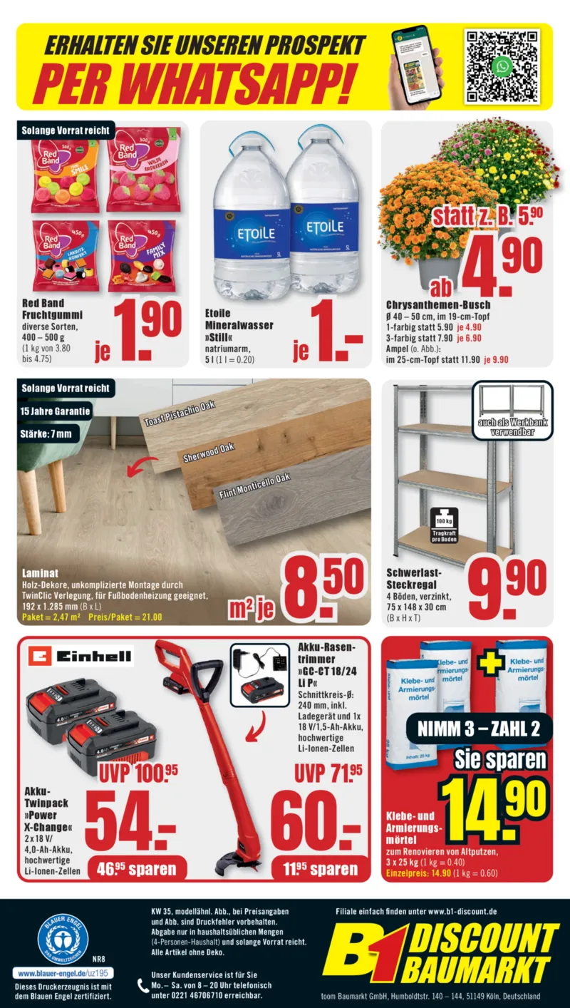 B1 Discount Prospekt vom 22.08.2026, Seite 8