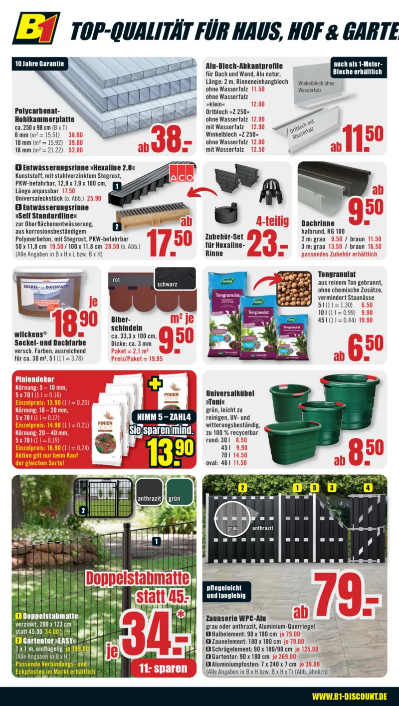 B1 Discount Prospekt vom 05.09.2026, Seite 6