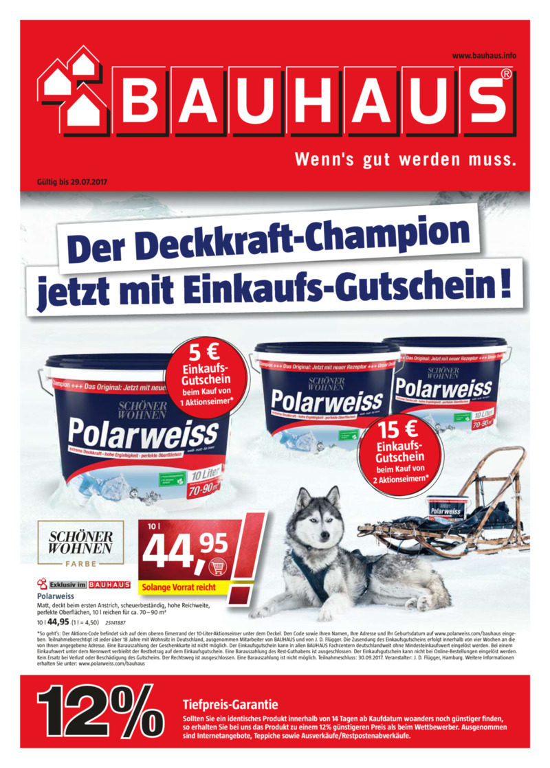 Alle Bauhaus Prospekte online finden!