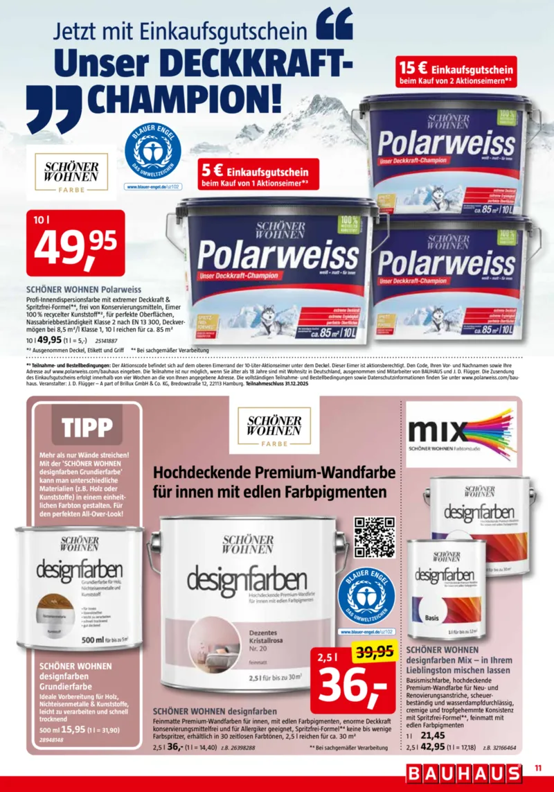 Bauhaus Prospekt vom 01.11.2025, Seite 11 Bauhaus Prospekt vom 01.11.2025, Seite 11