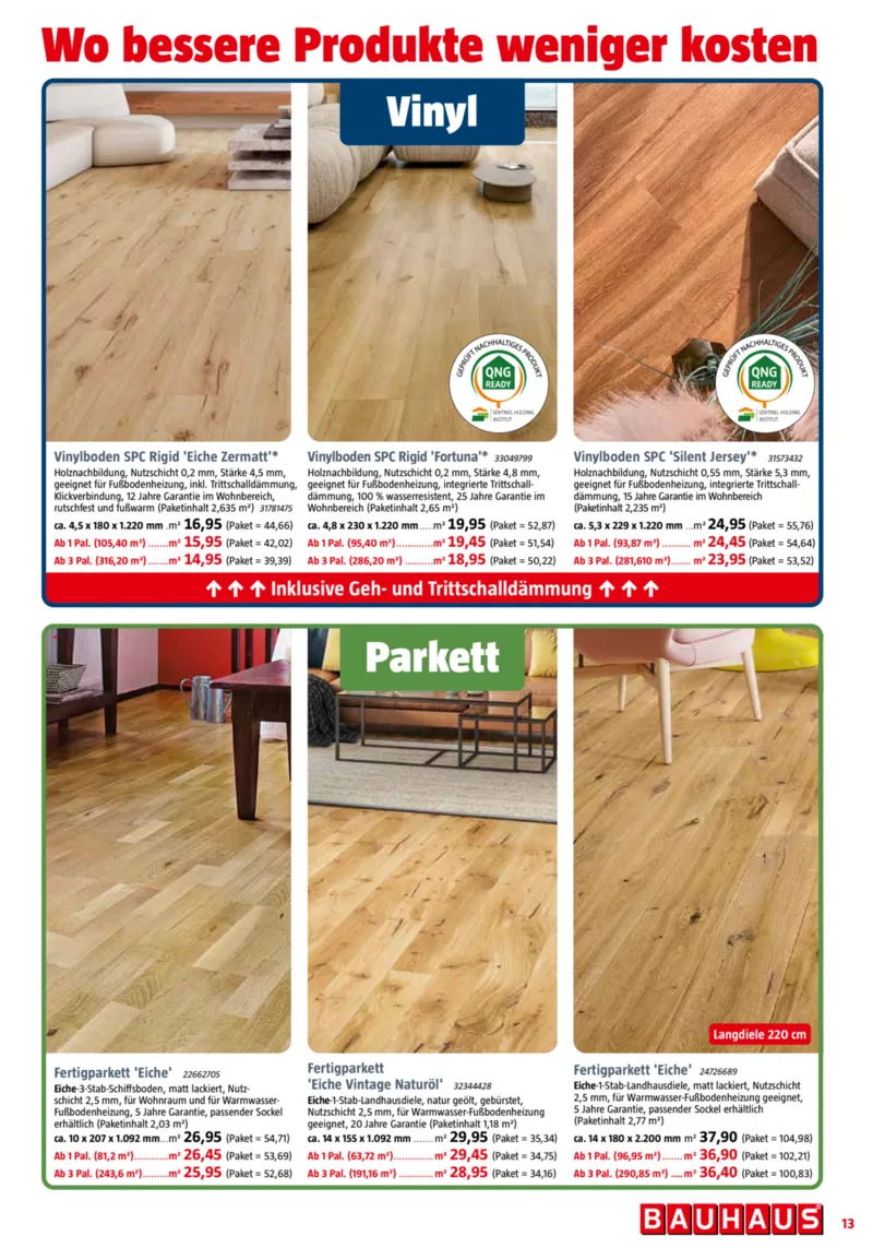 Bauhaus Prospekt vom 01.11.2025, Seite 13 Bauhaus Prospekt vom 01.11.2025, Seite 13