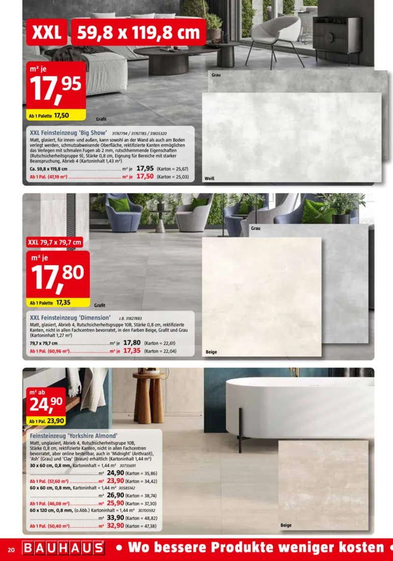 Bauhaus Prospekt vom 01.11.2025, Seite 20 Bauhaus Prospekt vom 01.11.2025, Seite 20