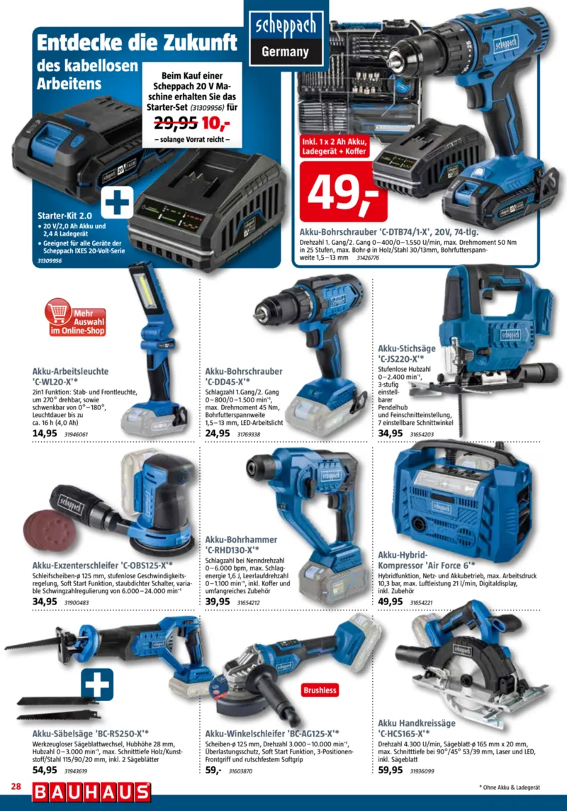 Bauhaus Prospekt vom 01.11.2025, Seite 28 Bauhaus Prospekt vom 01.11.2025, Seite 28