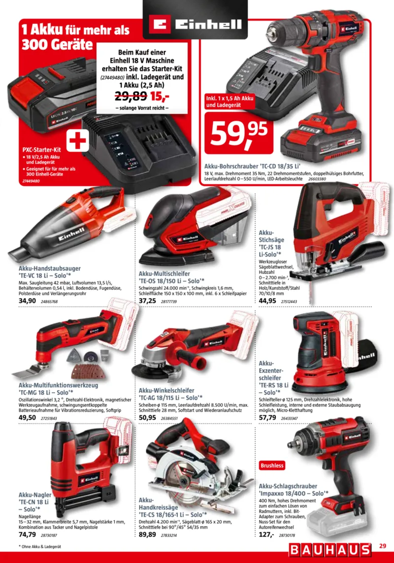 Bauhaus Prospekt vom 01.11.2025, Seite 29 Bauhaus Prospekt vom 01.11.2025, Seite 29