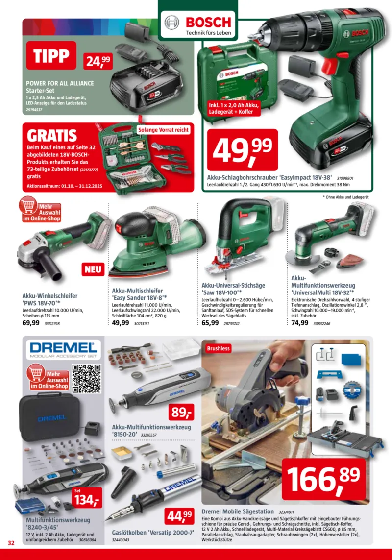 Bauhaus Prospekt vom 01.11.2025, Seite 32 Bauhaus Prospekt vom 01.11.2025, Seite 32