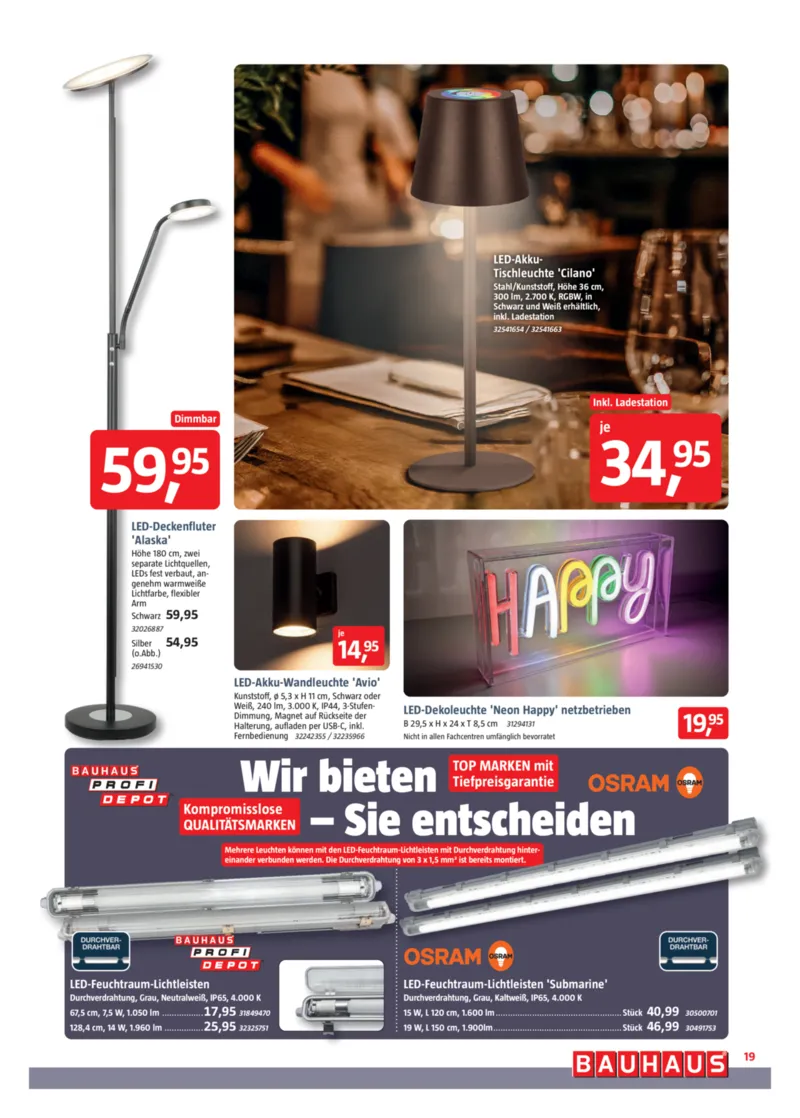 Bauhaus Prospekt vom 29.11.2025, Seite 19