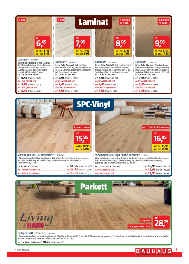 Bauhaus Prospekt vom 29.11.2025, Seite 21