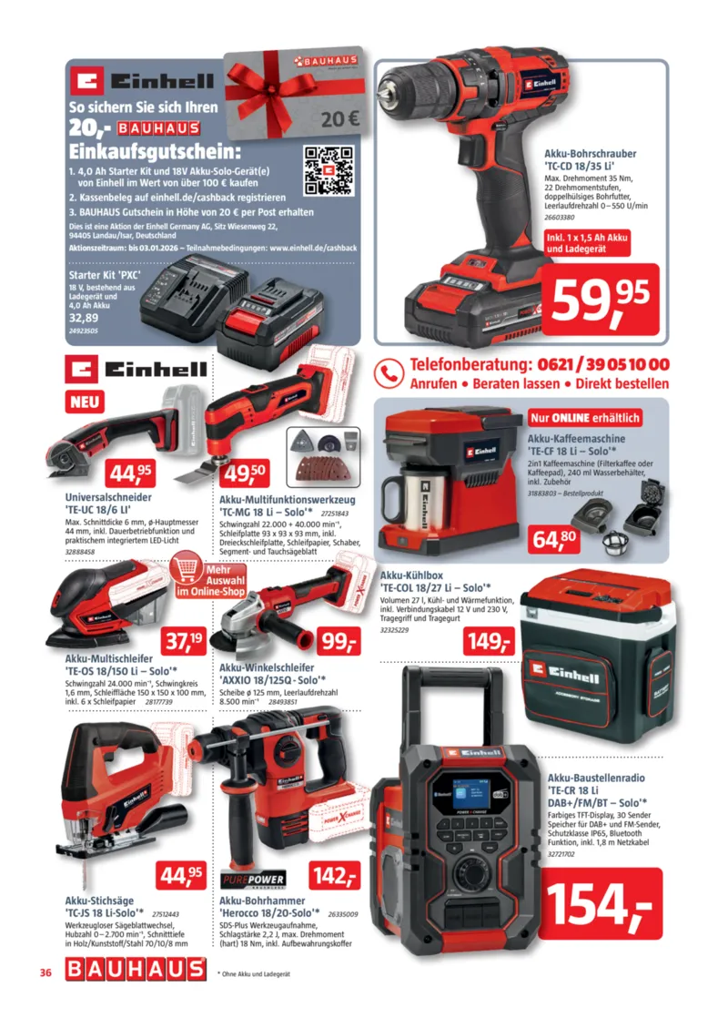 Bauhaus Prospekt vom 29.11.2025, Seite 36